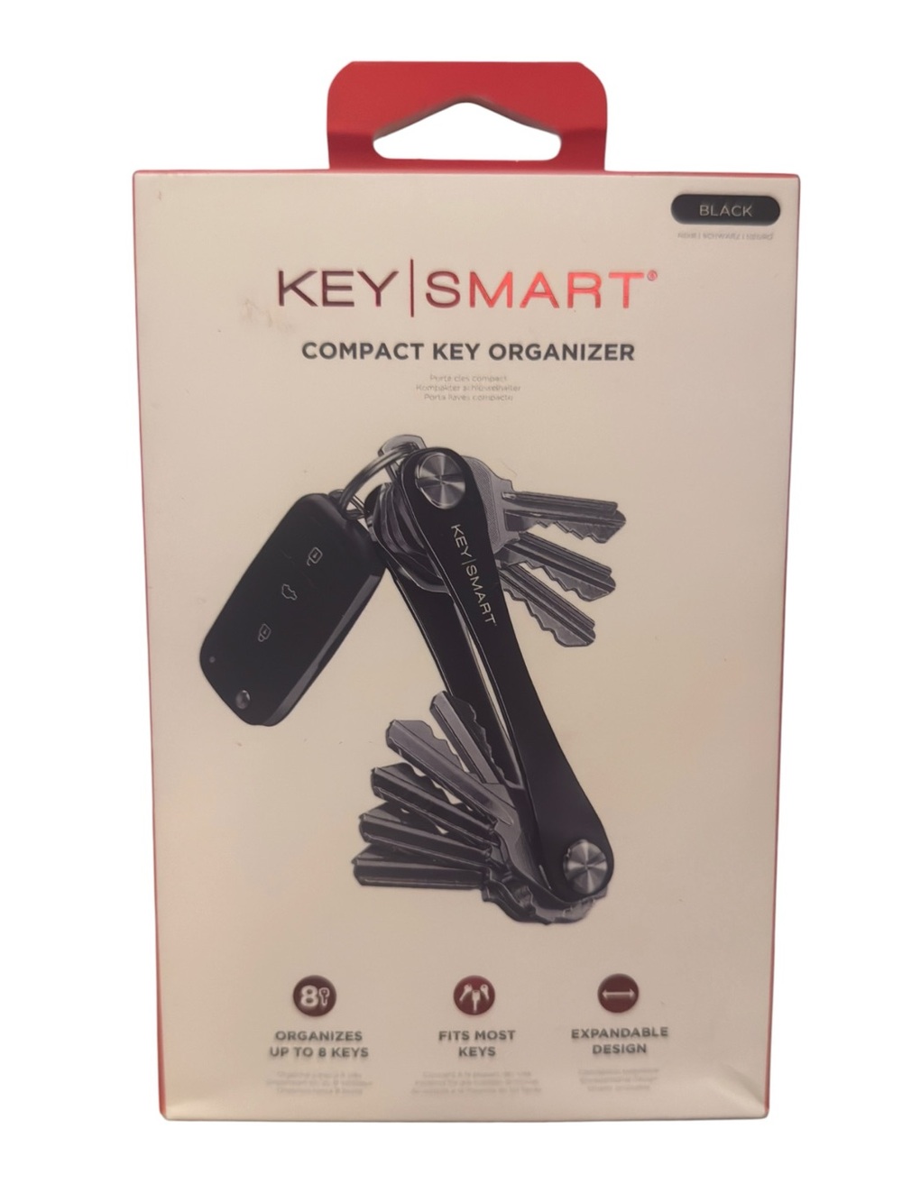 KeySmart Classic Original Compact Key Organizer Holds Up To 8 Keys NWT